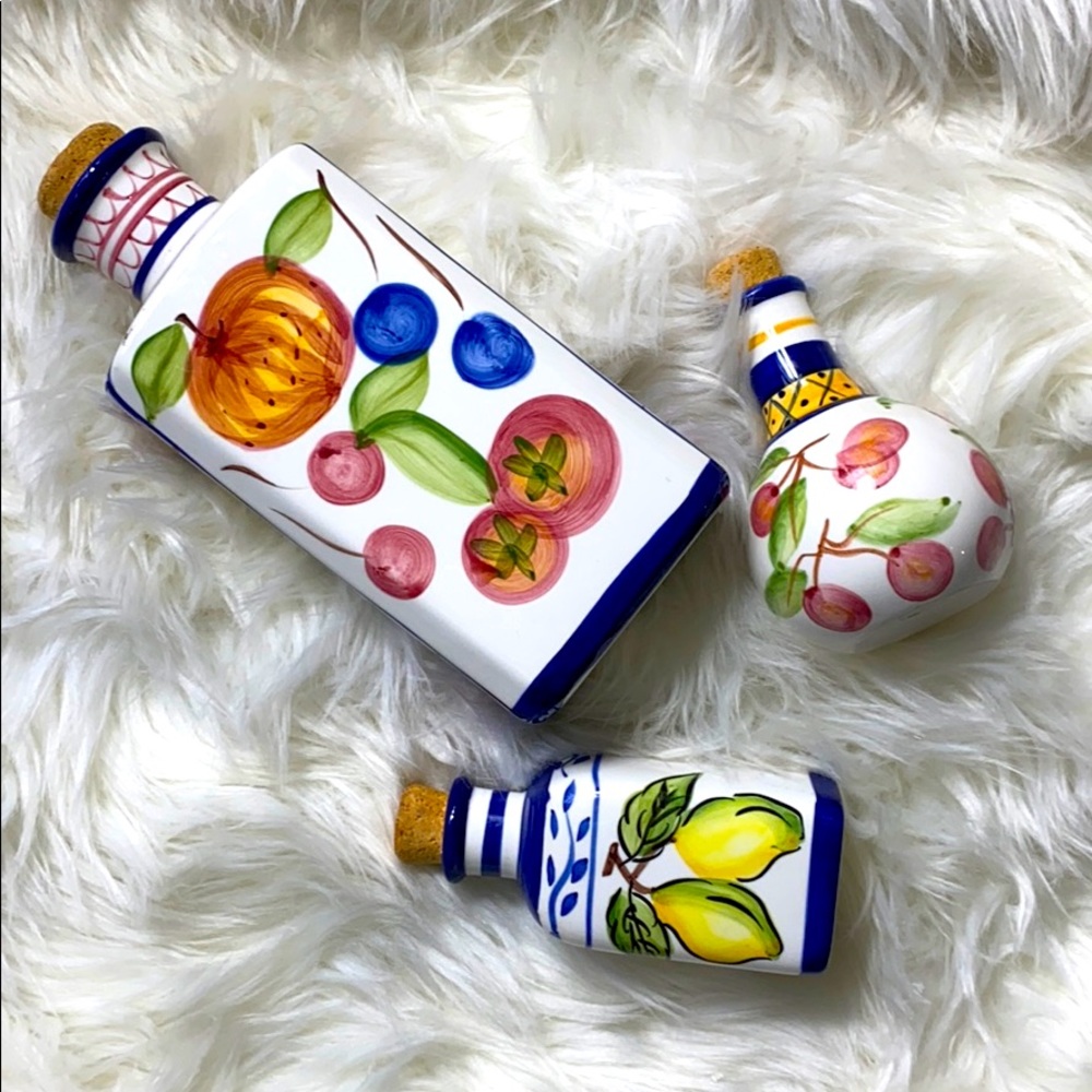 Kitchen Accents Glass Bottles with Cork